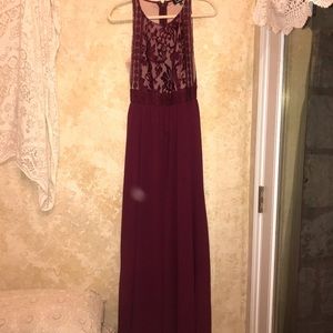 Lulus Maroon Dress